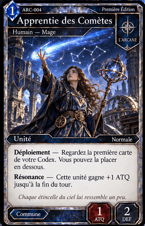 Apprentie des Comètes