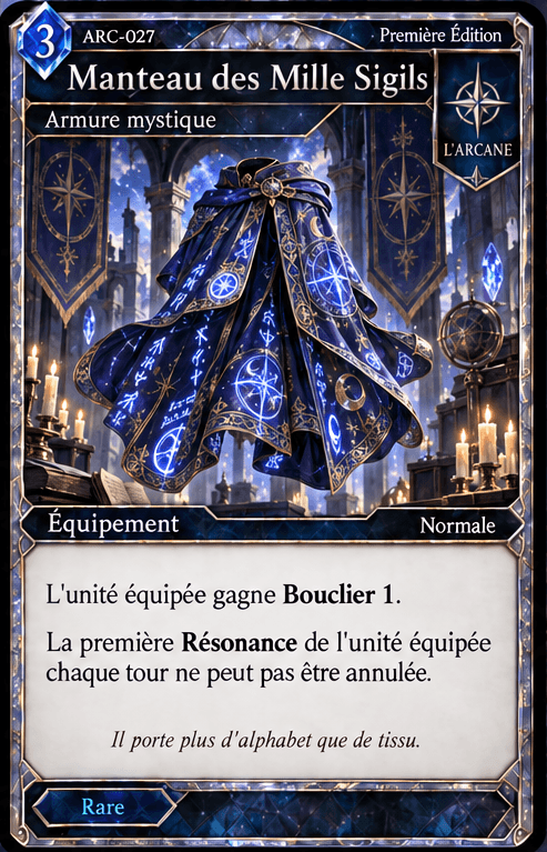 Manteau des Mille Sigils