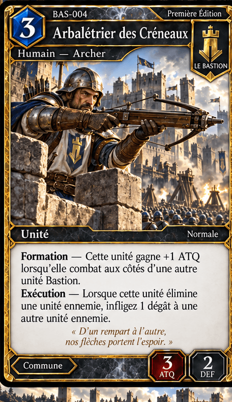 Arbalétrier des Créneaux