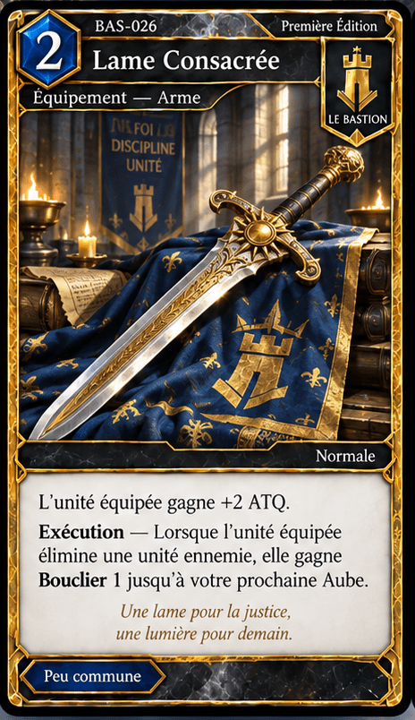 Lame Consacrée
