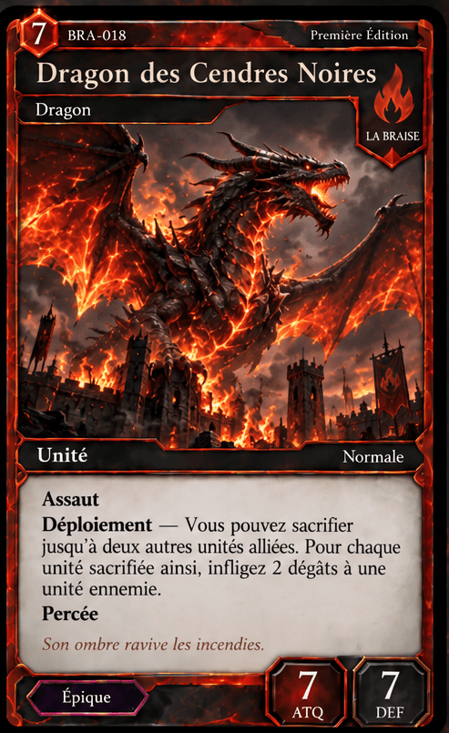 Dragon des Cendres Noires