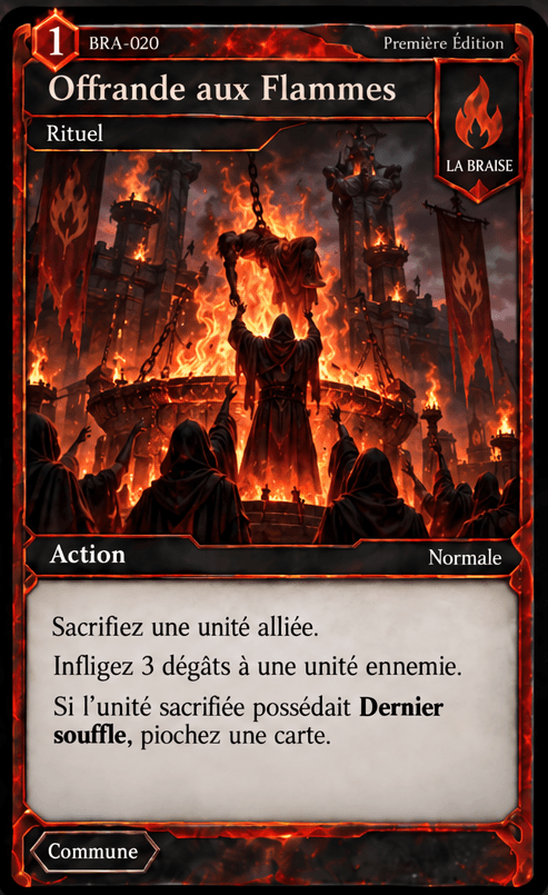 Offrande aux Flammes