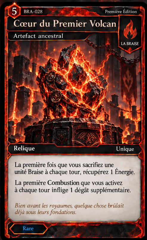 Cœur du Premier Volcan